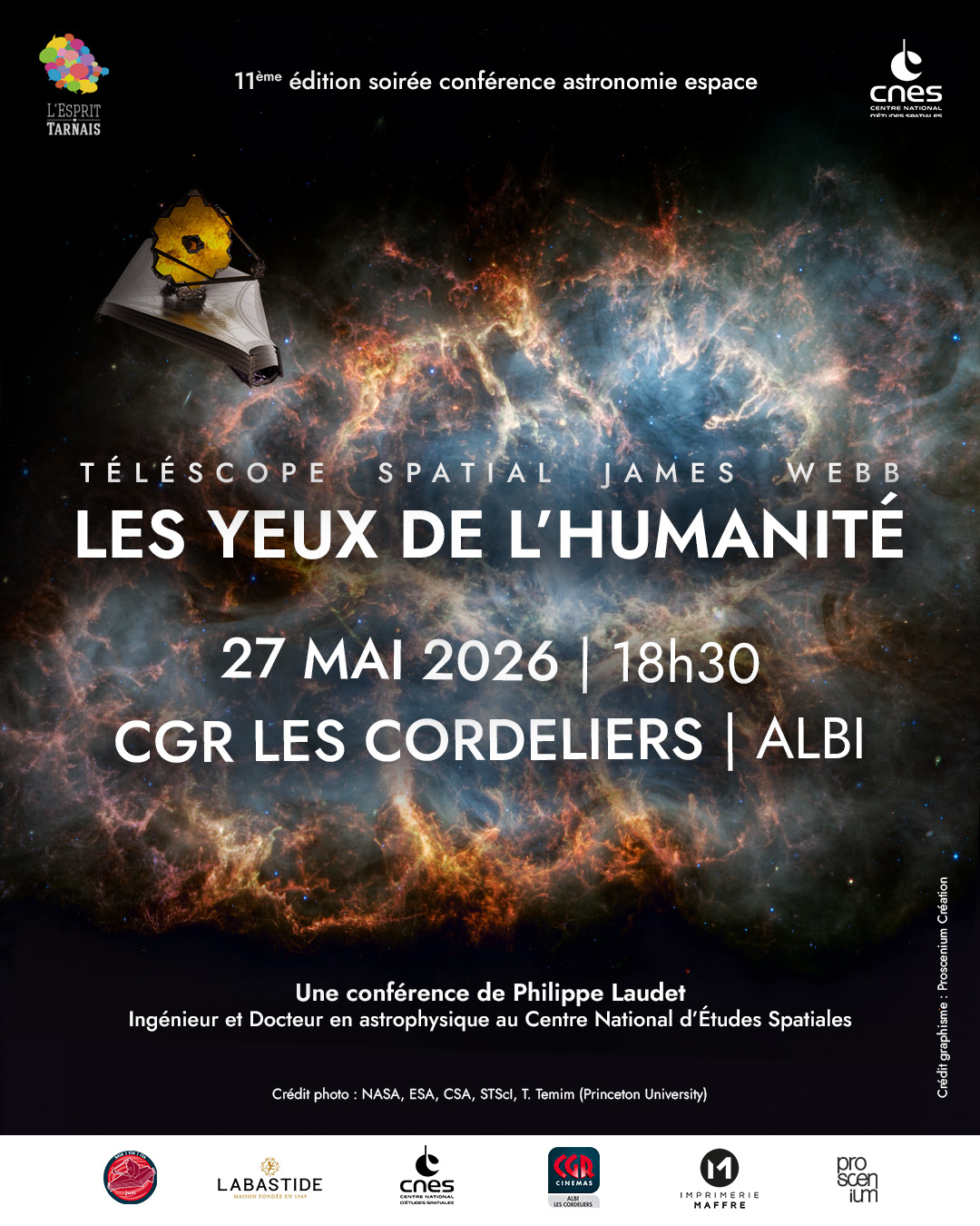 11eme édition, Conférences Astronomie Espace – CNES