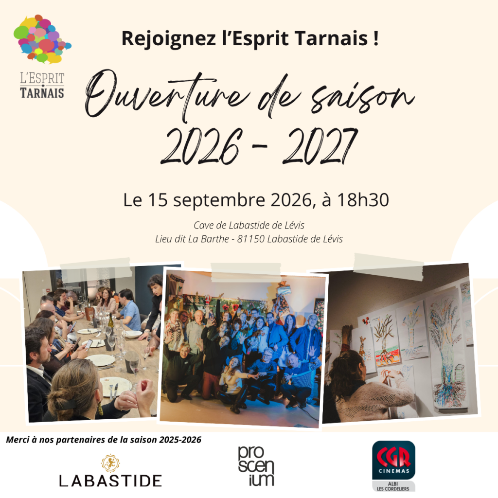 Soirée d&rsquo;ouverture de saison 2026- 2027